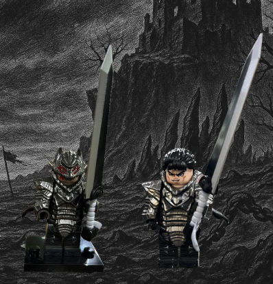 Guts Berserk minifigures KuboKubo Gatsu